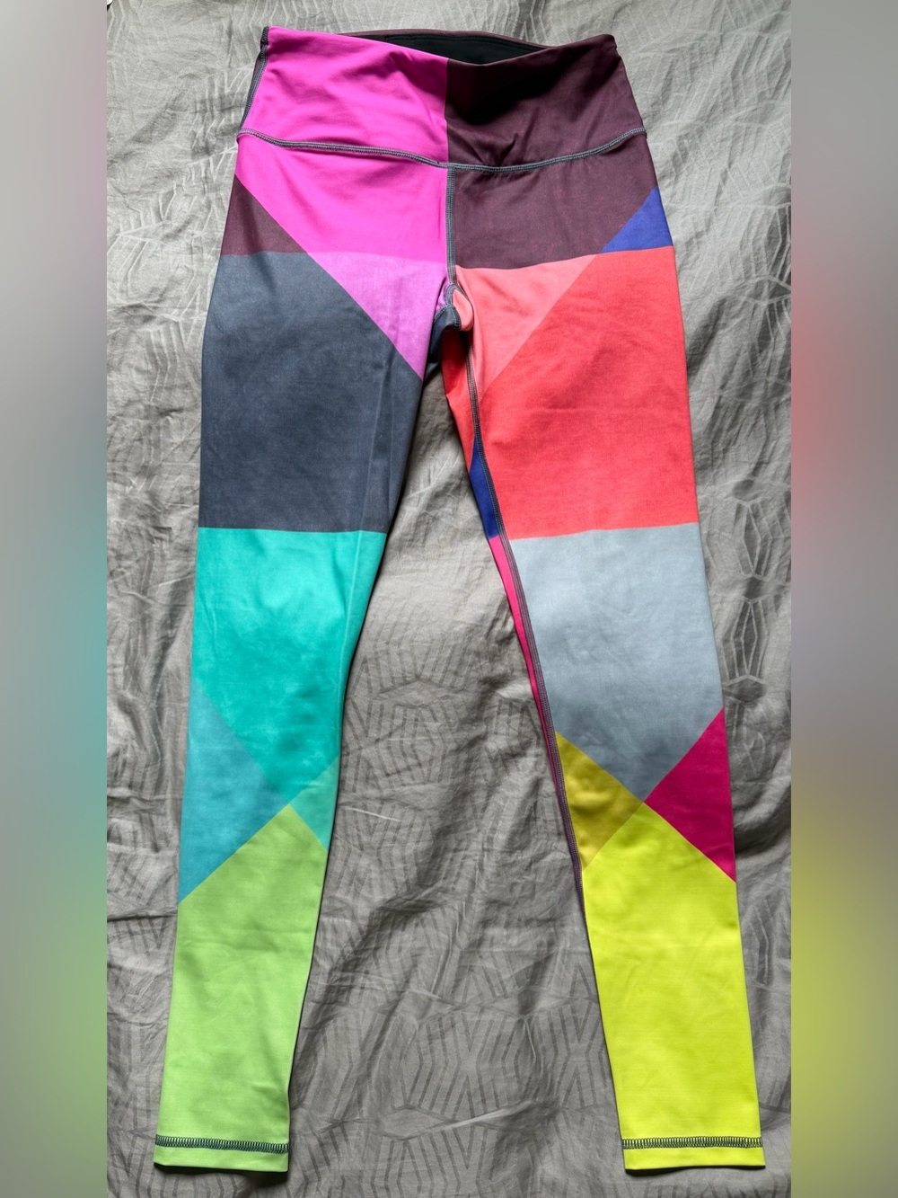 Victoria's Secret VSX Sport Knockout Tights Neon Colorblock (Limited Edition)